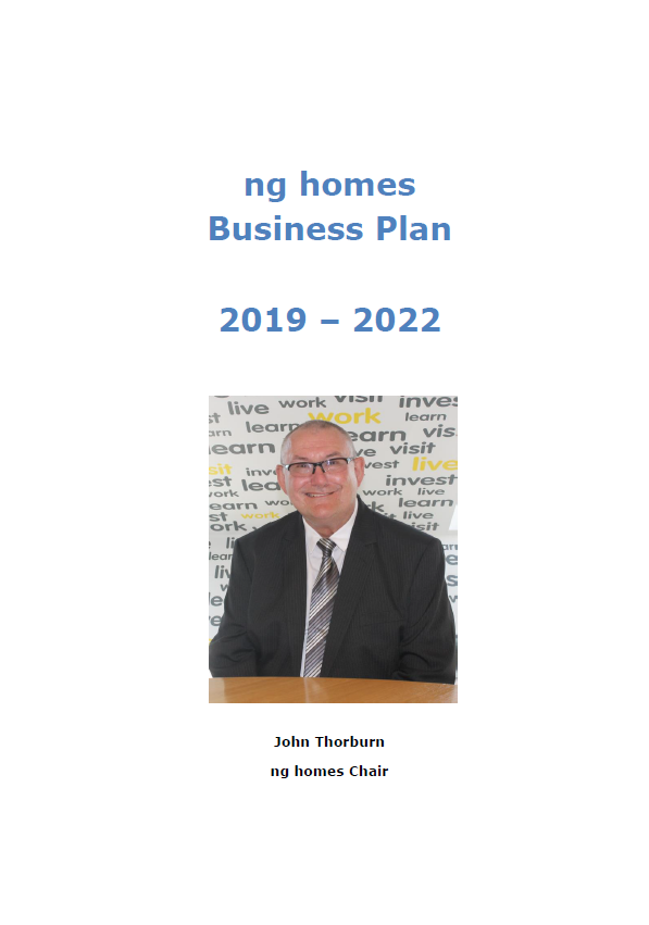 2019 Business Plan Cover