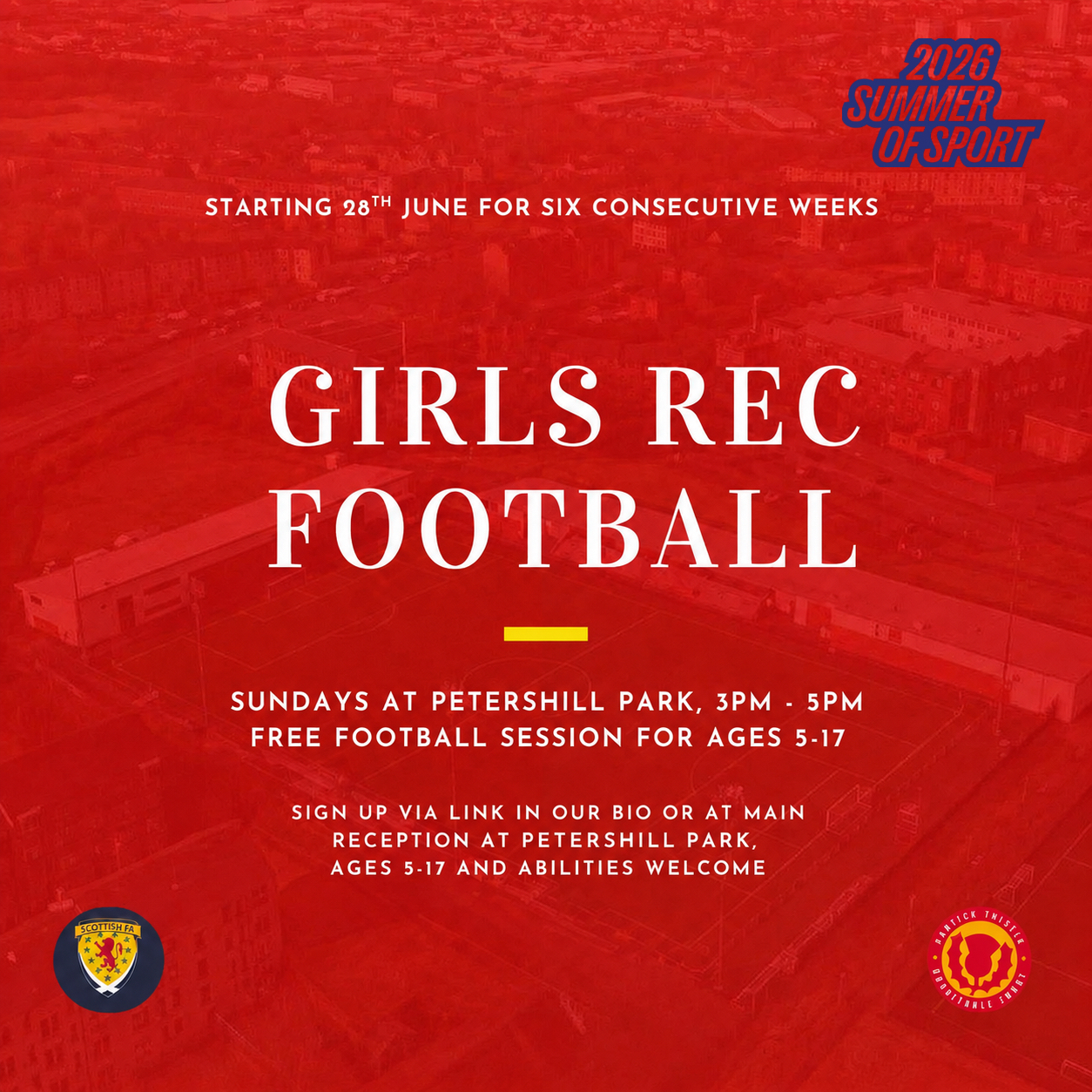 Girls Rec Football Partick Thistle