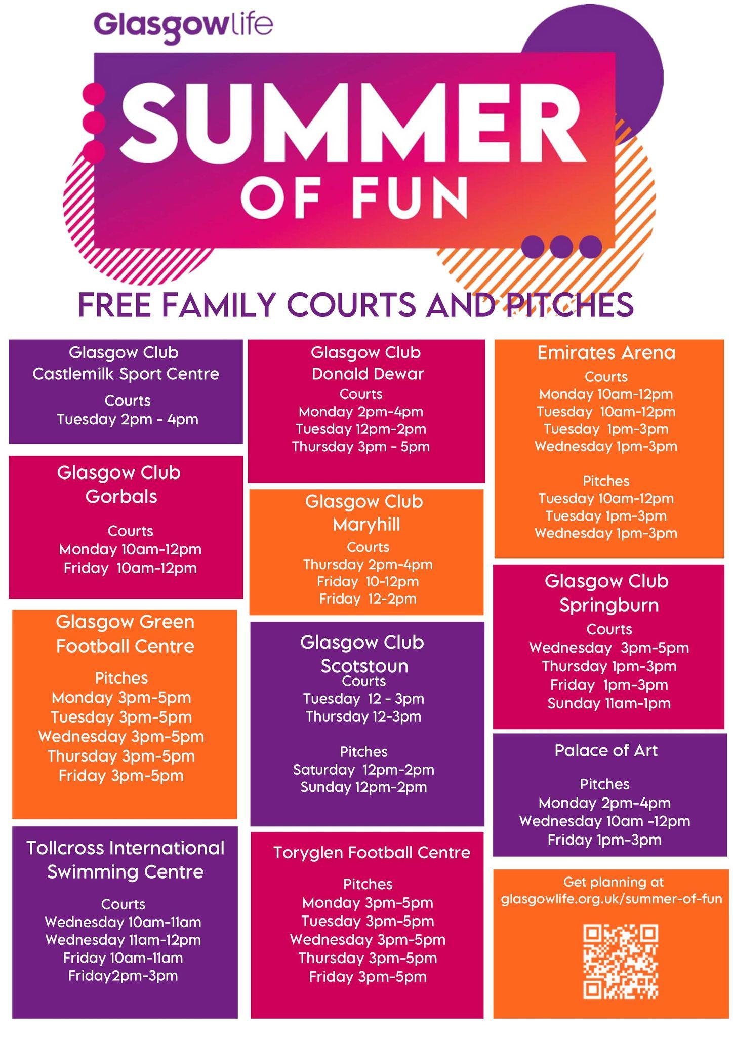 Glasgow Life Summer Courts