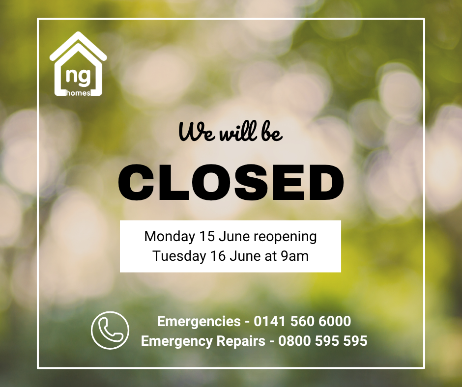 Office Closed 15 June