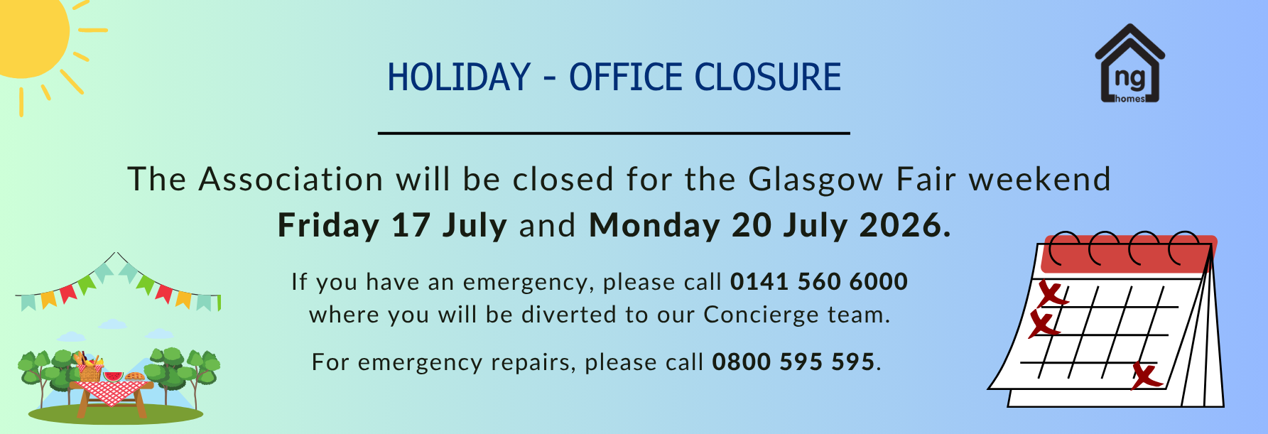Office Closures July 2026