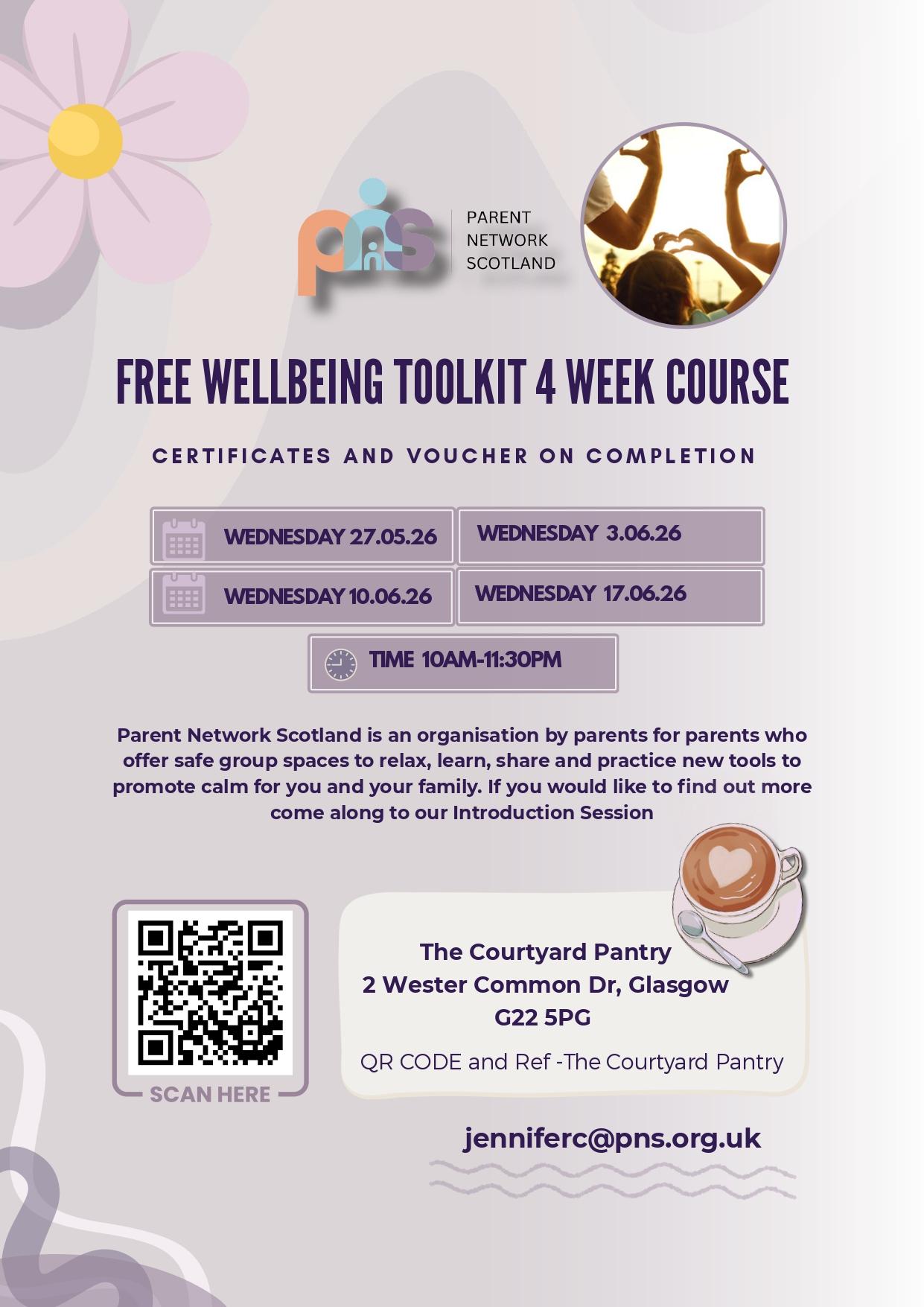 PNS Wellbeing Toolkit Course June