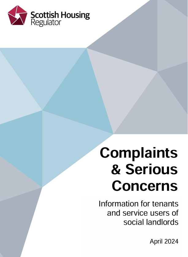 Shr Complaints And Significant Performance Failures leaflet front cover