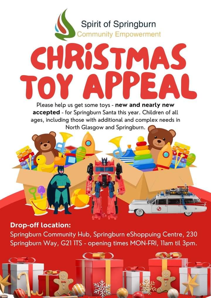 Spirit Of Springburn Toy Appeal