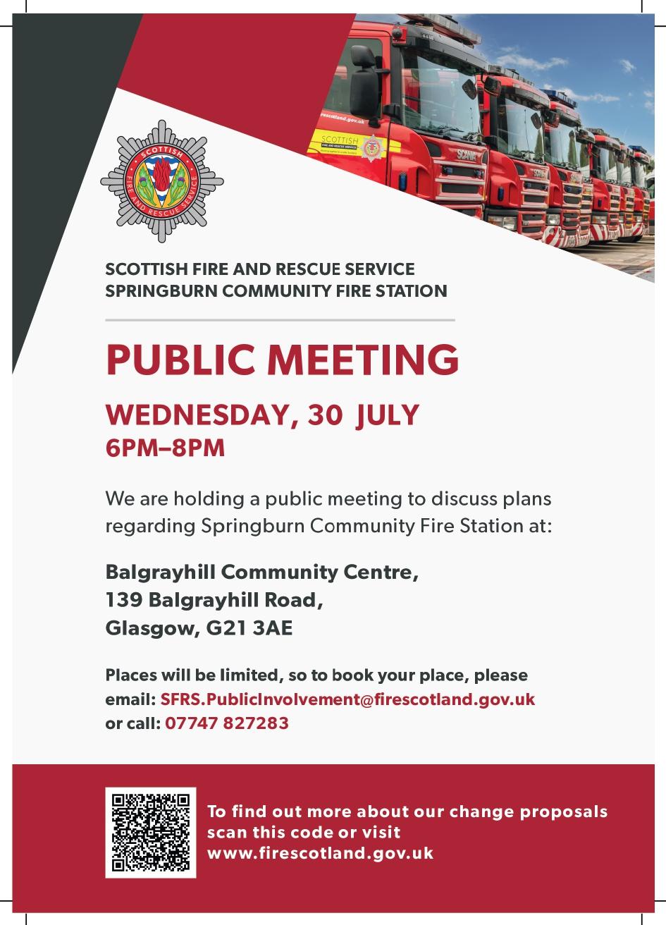 Springburn Public Meetings SFRS