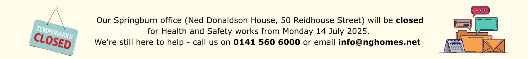 Springburn Office Closure July 2025