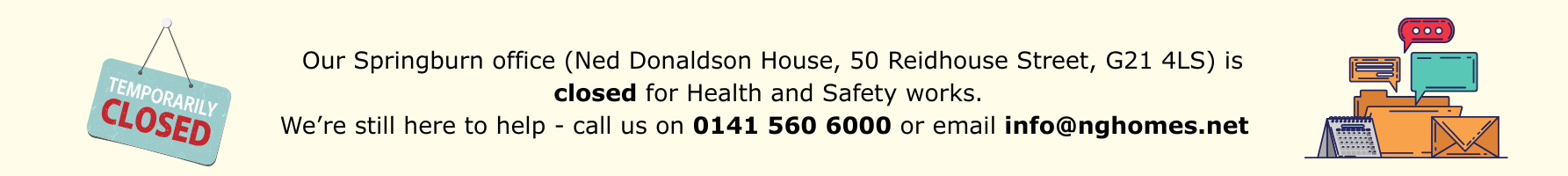 Springburn Office Closure July 2025