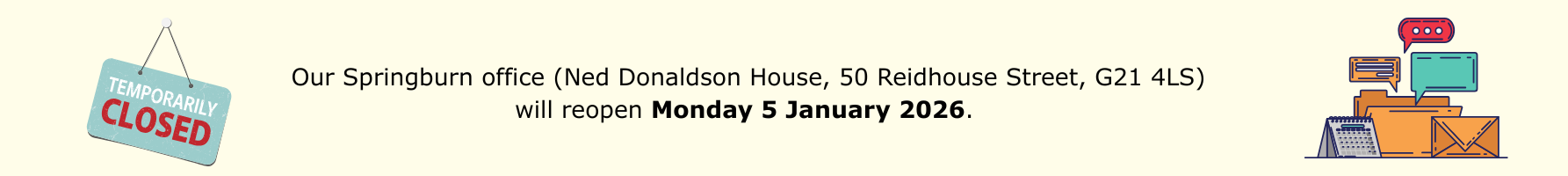Springburn Office Closure July 2025