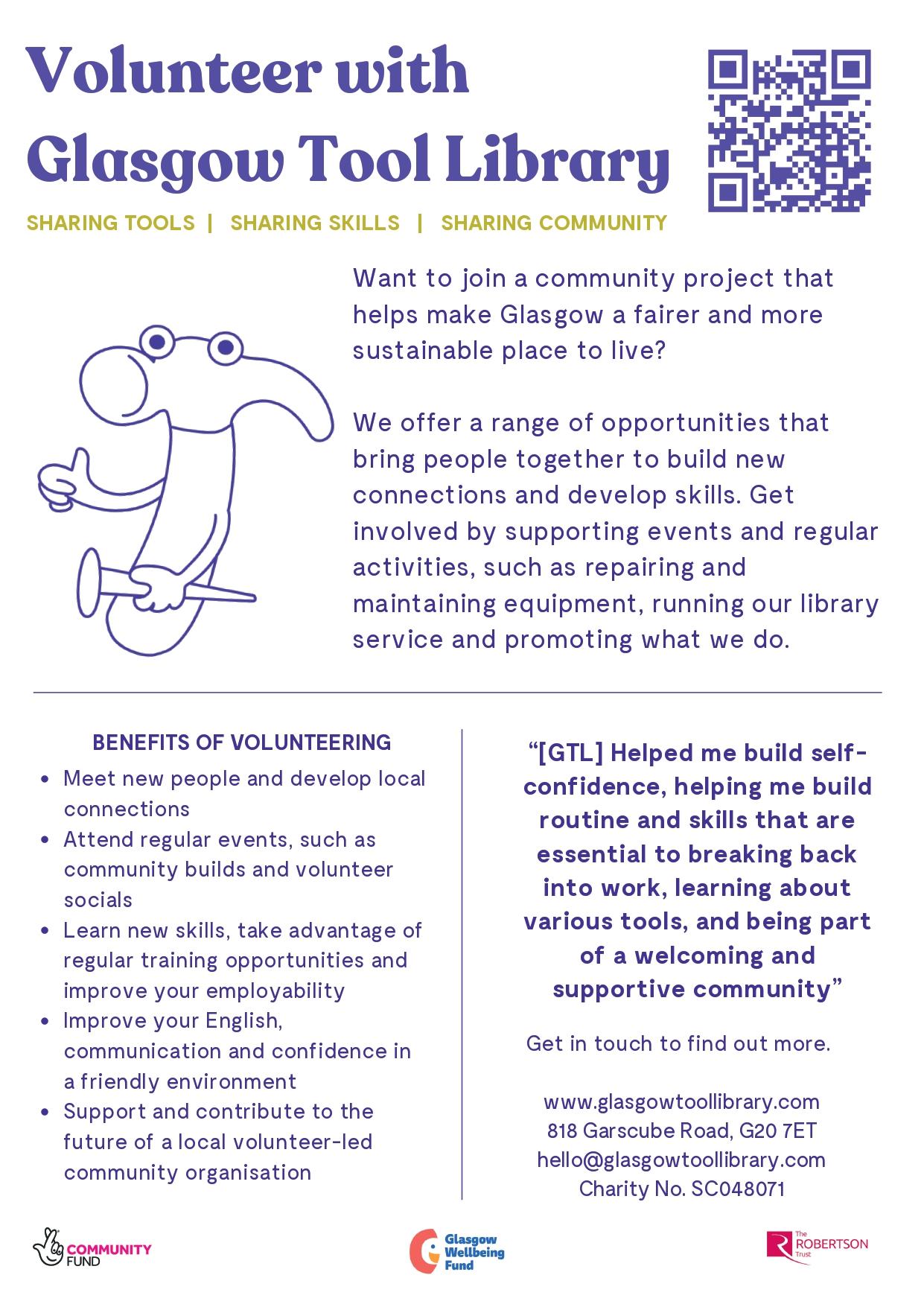 Volunteering With Glasgow Tool Library