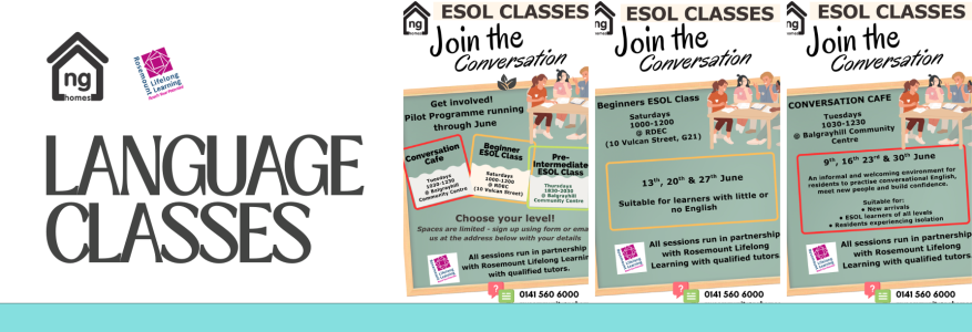 English language classes with Rosemount Lifelong Learning