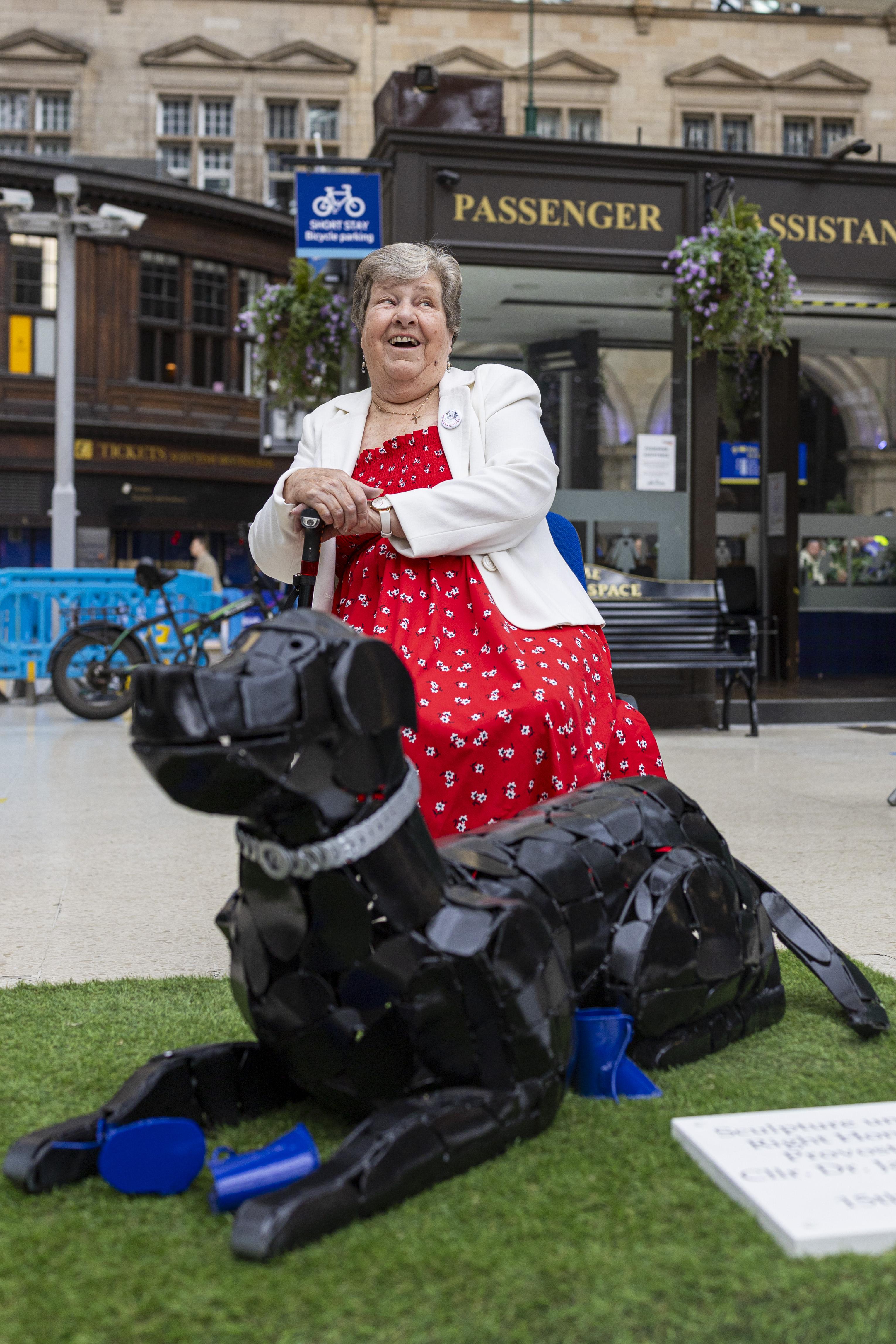 Wallace the Fire Dog with Jean Dallas