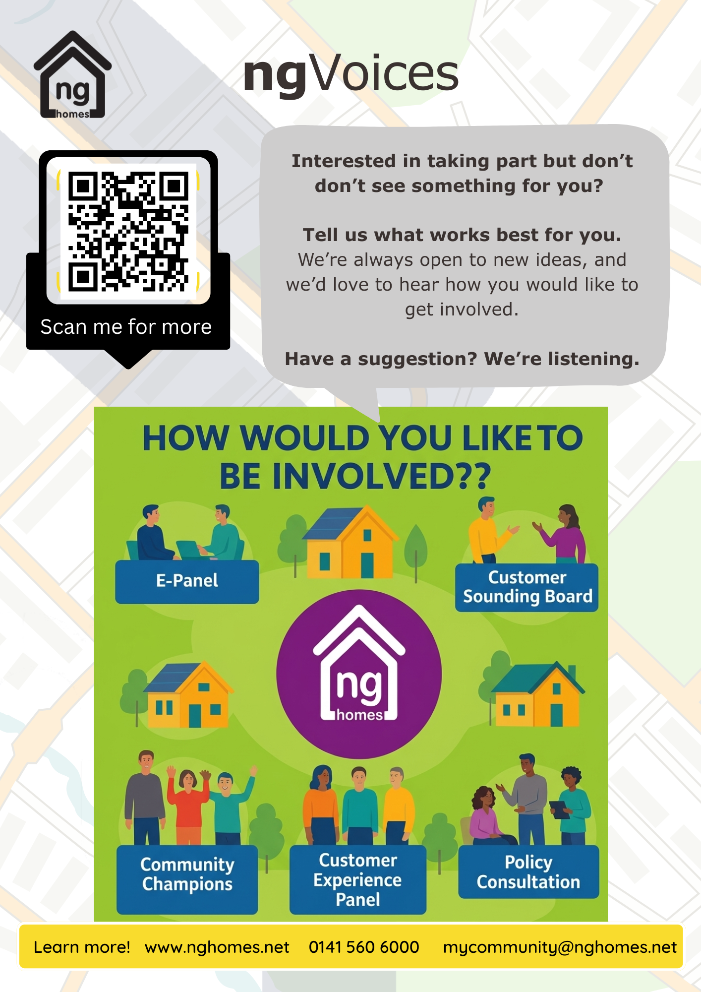 ngVoices Alternative Ways to Get Involved